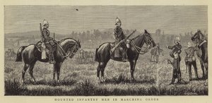 Mounted Infantry Men in Marching Order by Henry Payne